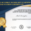 Metro One -Use of Force Hands-Off Learning Presentation Certificate
